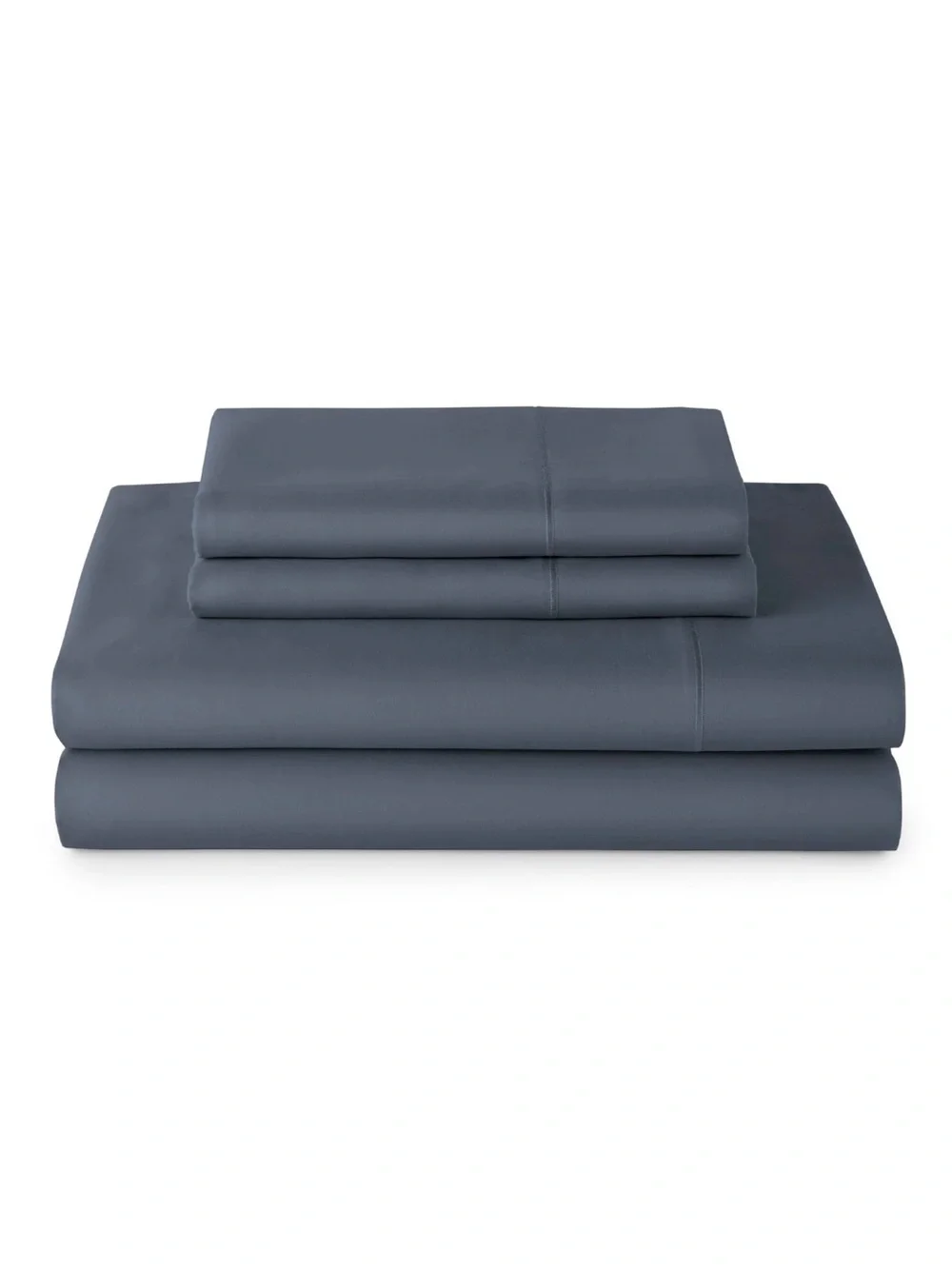 Better Home And Gardens Twin  Luxury Solid 3pc Sheet Set Blue Moonlight